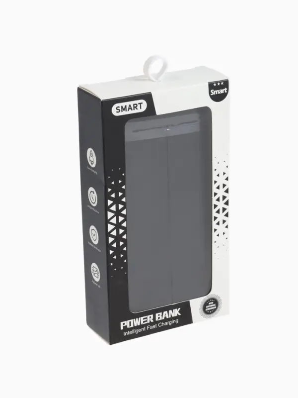 Внешний аккумулятор PB-04, 20000 мАч, 2 USB, 2 А, индикация, чёрный Внешний аккумулятор PB-04, 20000 мАч, 2 USB, 2 А, индикация, чёрный