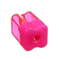 Точилка ErichKrause Wave Mini Neon, с контейнером, МИКС