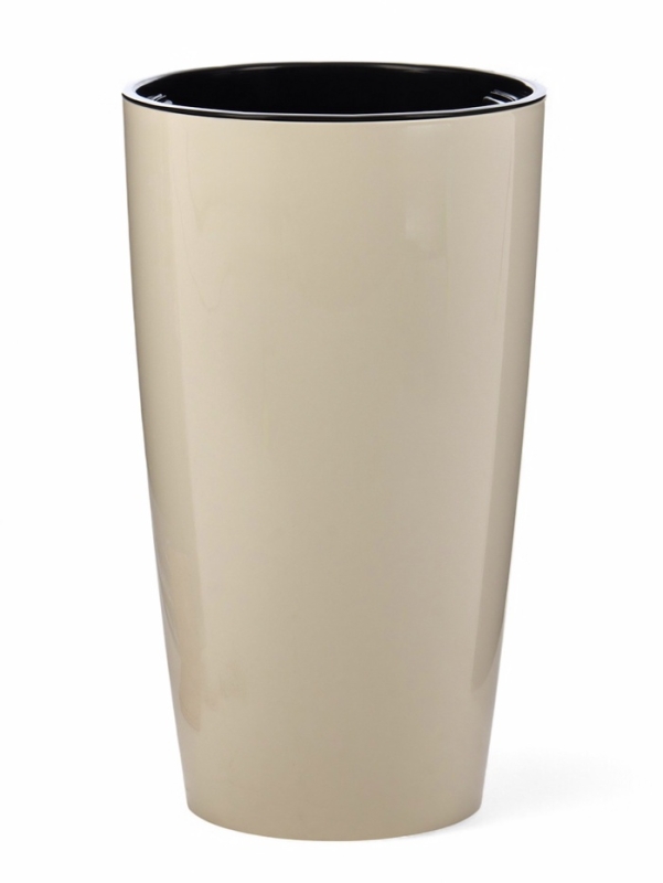 Кашпо "Рондо" 35л (со вставкой 15л), бежевый
