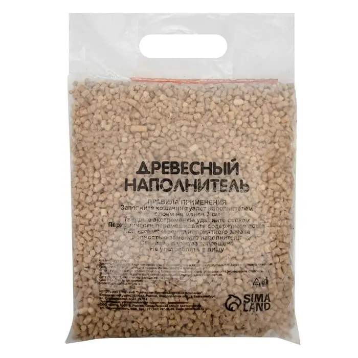 Наполнитель древесный &laquo;Пижон&raquo; 10 л