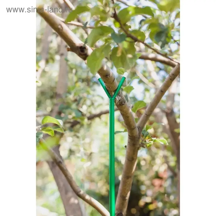 Опора для ветвей, h = 200 см, d = 1.6 см, металл, зелёная, Greengo Опора для ветвей, h = 200 см, d = 1.6 см, металл, зелёная, Greengo