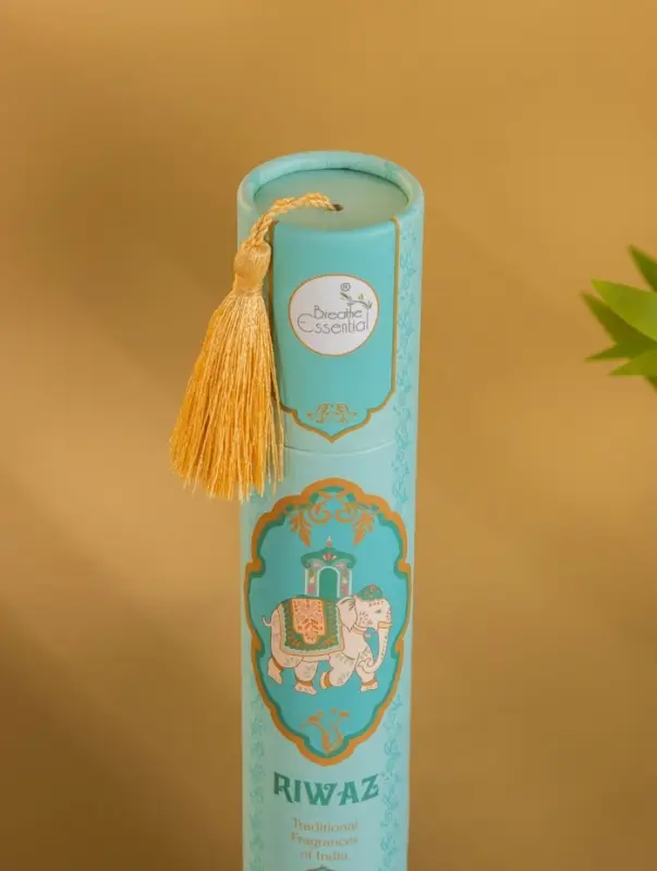 Благовония в тубусе "Сила цветов" 30 штук с деревянной подставкой