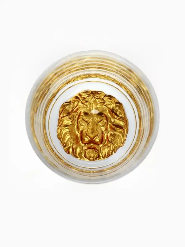 Стакан для виски стеклянный &laquo;Лев&raquo;, 280 мл