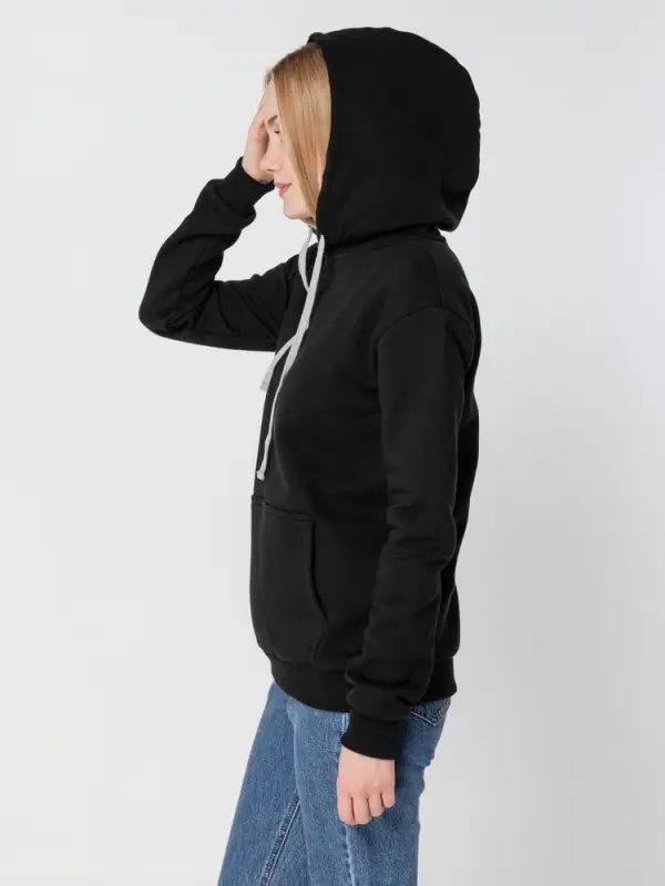 Толстовка с капюшоном Unit Kirenga Heavy черная, размер XS Толстовка с капюшоном Unit Kirenga Heavy черная, размер XS