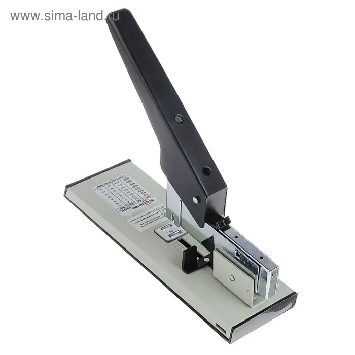 Степлер канцелярский №23, до 210 листов, металлический корпус, белый