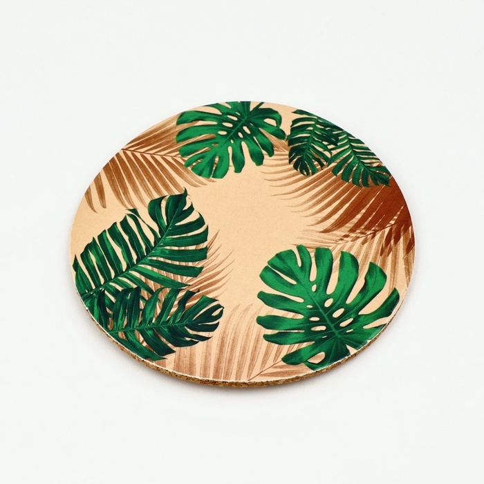 Ваза для цветов с подставкой «Листья» пластиковая, 17 х 7 см Ваза для цветов с подставкой «Листья» пластиковая, 17 х 7 см