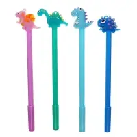 Ручка-прикол Calligrata &laquo;Зверушки&raquo;, автоматическая, синий стержень, гелевая, МИКС