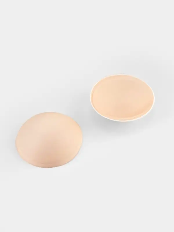Чашки для бюстгальтера &laquo;Круг&raquo;, 2XL (52), d=16.5 см, пара, бежевые