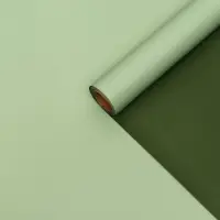 Пленка матовая для цветов и букетов, фисташковый, хаки, 0.58&times;10 м