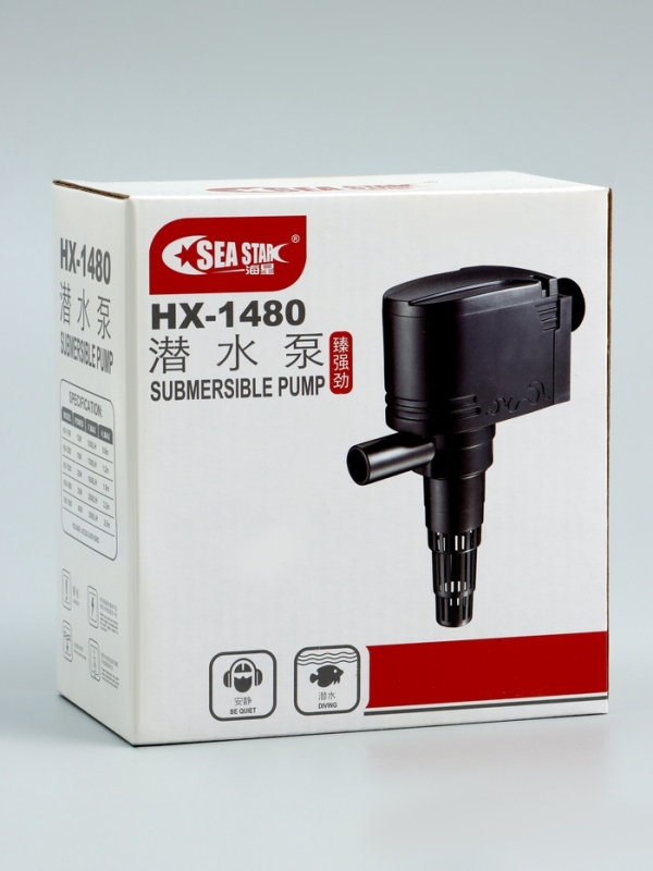 Помпа аквариумная Sea Star HX-1480, 2800 л/ч, 35 Вт, высота подъема воды 2,2 м