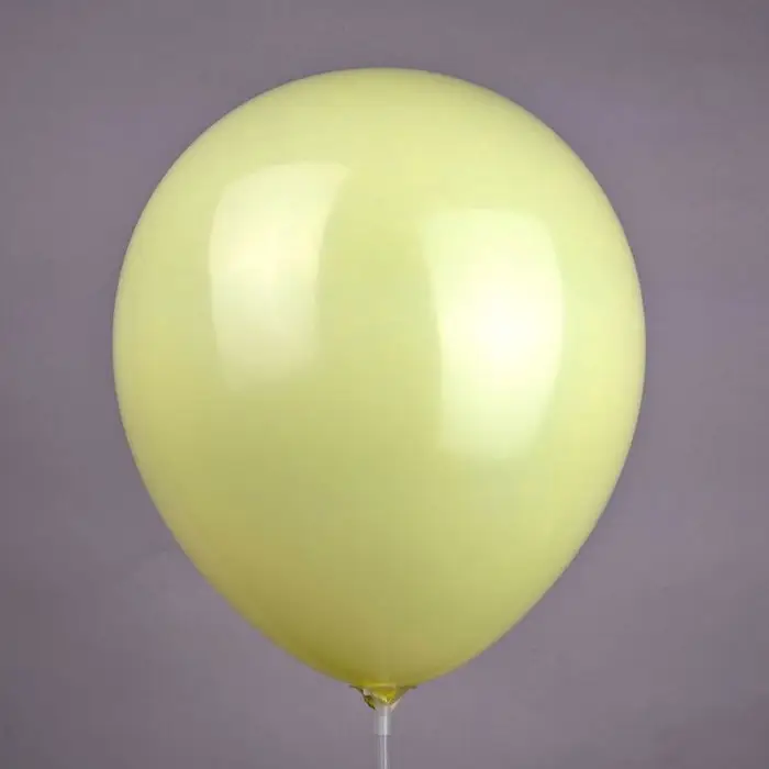 Шар латексный 12 Шар латексный 12" светло-жёлтый, пастель, набор 50 шт.