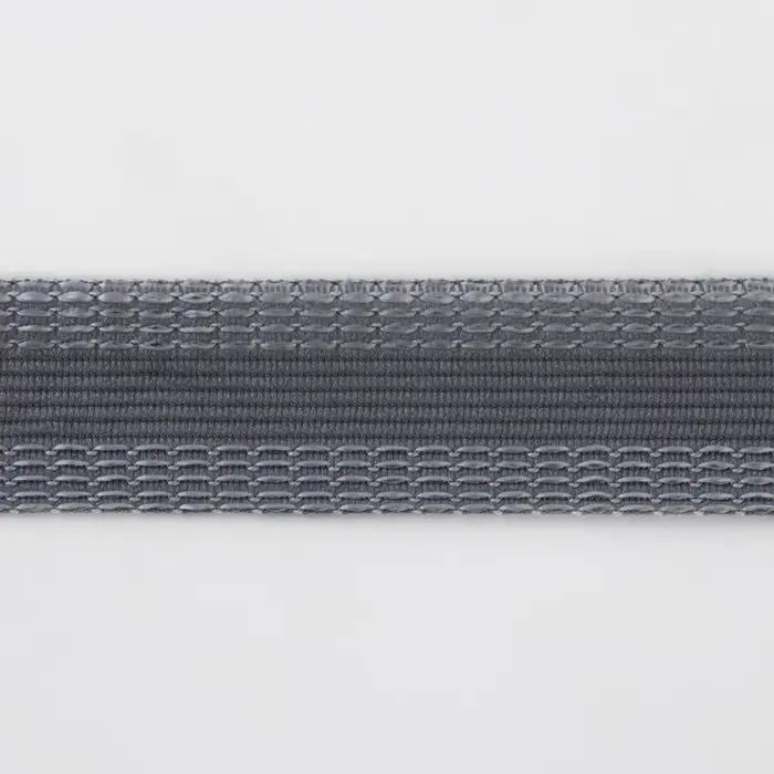 Лента для подгибания швов, термоклеевая, 25 мм, 100 см, серая