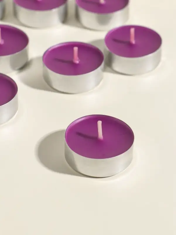 Набор свечей ароматических чайных &laquo;Чёрный чай и слива&raquo;, 9 шт.