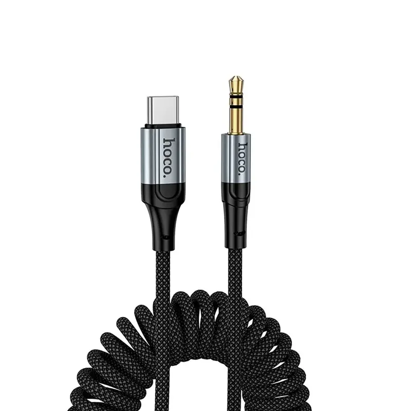 Кабель AUX на Type-C 1.5M UPA33B HOCO черный
