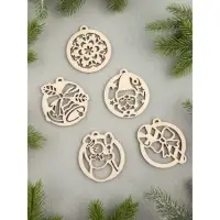 Ёлочная игрушка &laquo;Новогодние шарики&raquo;, набор 15 шт.