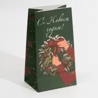 Пакет без ручек «Венок», 10 х 19.3 х 7 см