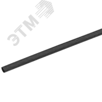 Трубка термоусадочная ТТУ 6/3 черная 1м GENERICA
