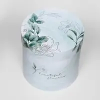 Набор шляпных подарочных коробок 5 в 1 &laquo;Цветочный&raquo;, 20&times;20&times;20‒14&times;14&times;14 см