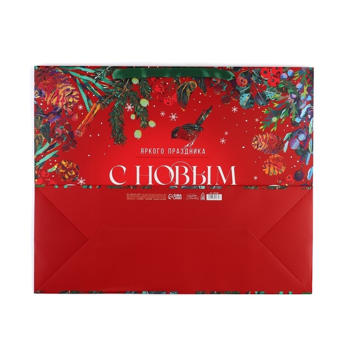 Пакет подарочный новогодний ламинированный «Новогодняя сказка», XL 49 х 40 х 19 см, Новый год Пакет подарочный новогодний ламинированный «Новогодняя сказка», XL 49 х 40 х 19 см, Новый год