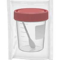 Контейнер д/сбора биопроб Перинт стер с ложк 60мл КО0НЛПП,400шт/уп крышкой