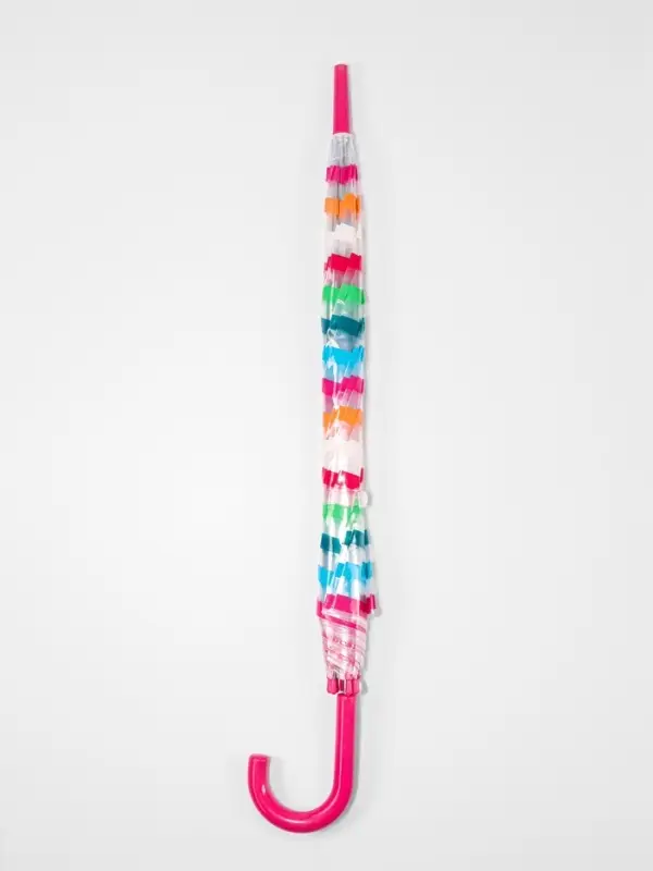 Зонт - трость полуавтоматический &laquo;Полосы&raquo;, 8 спиц, R=47/53 см, d=94 см, разноцветный