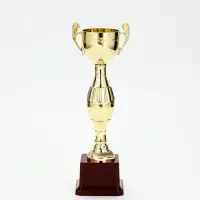 Кубок 042С, наградная фигура, золото, подставка пластик, 26.2&times;8.7&times;7.5 см