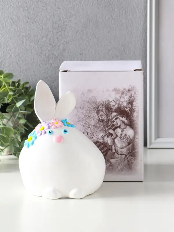 Копилка "Зайка" 18х14х12 см