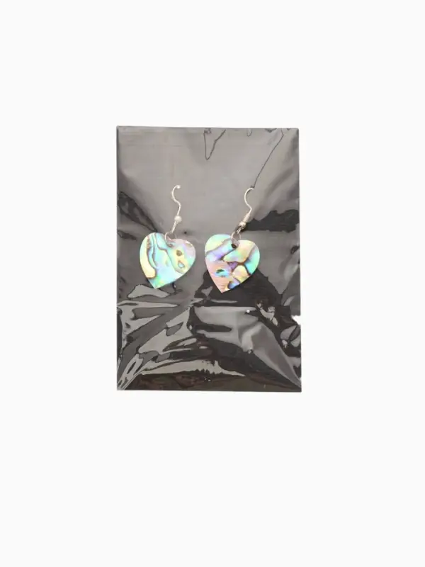 Серьги  Серьги "Сердце моря" ракушка 5,5х2 см
