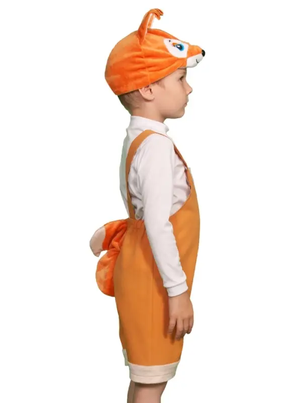 Карнавальный костюм "Бельчонок" ткань-плюш, 3-6 лет, рост 98-116 см