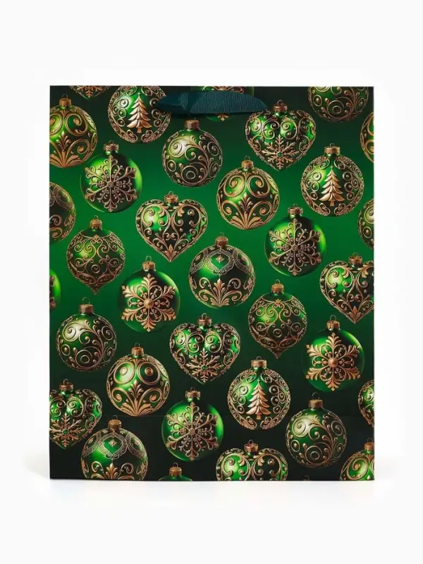 Пакет подарочный «Новогодний» 32×26×10 см Пакет подарочный «Новогодний» 32×26×10 см