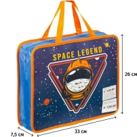 Папка для тетрадей детская&nbsp; А4 пластиковая, с ручками ПМ-А4-26, КОСМОЗНАК