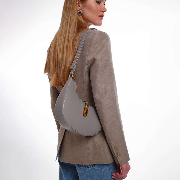 Сумка женская на молнии TEXTURA, маленький размер, цвет серый Сумка женская на молнии TEXTURA, маленький размер, цвет серый