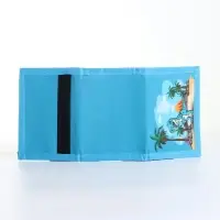 Кошелёк детский &laquo;Динозавр&raquo; Выбражулька, на липучке, голубой