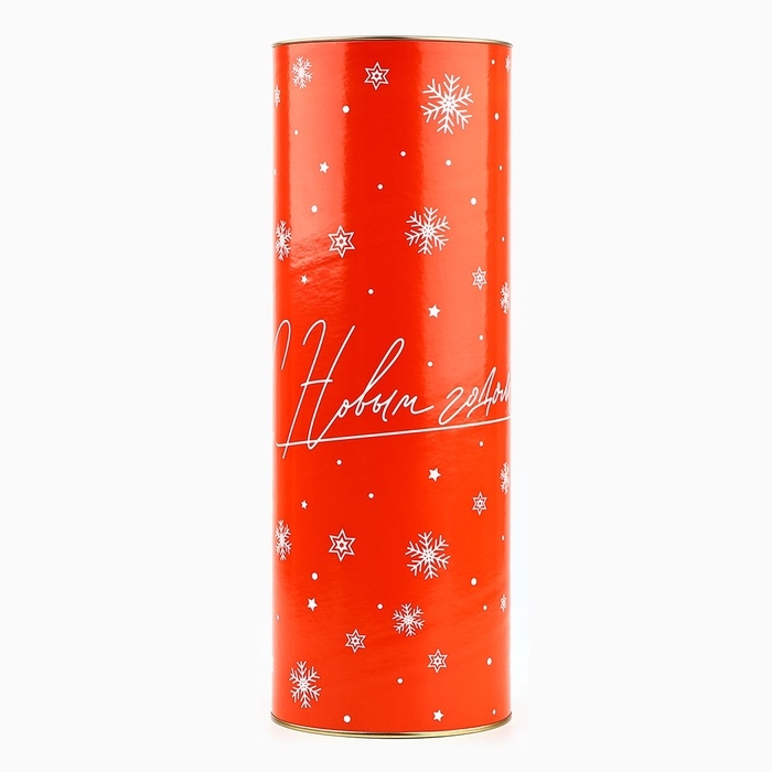 Тубус под бутылку «С Новым годом», 12.5 х 34.5 см, Новый год Тубус под бутылку «С Новым годом», 12.5 х 34.5 см, Новый год