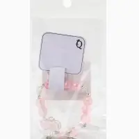 Браслет с подвесками &laquo;Сахарный. Ночное небо&raquo;, d=6 см, шар № 10/8, розовый, белый в серебре