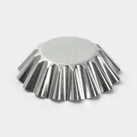 Форма для выпечки кекса, d=8.9 см, h=2.7 см, жесть, серебристая