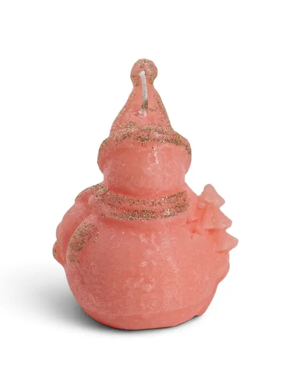 Свеча новогодняя &laquo;Снеговик с ёлочкой&raquo;, 6.1&times;5&times;9 см, 4 ч
