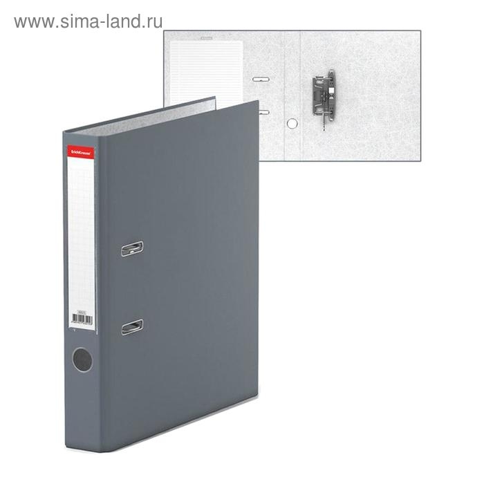 Папка-регистратор А4, 50 мм, ErichKrause Granite, с арочным механизмом, серая Папка-регистратор А4, 50 мм, ErichKrause Granite, с арочным механизмом, серая