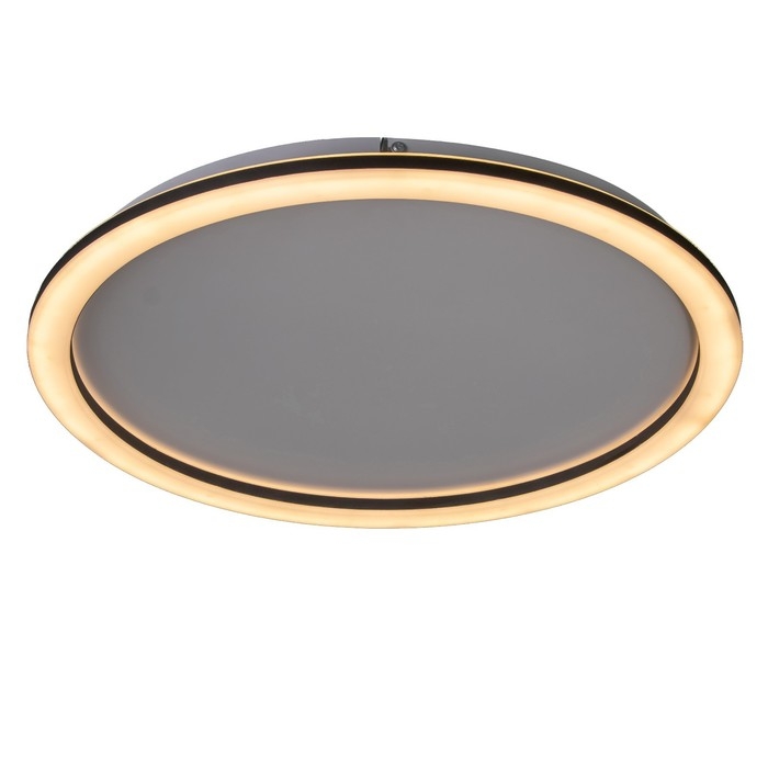 Люстра с ПДУ "Ринго" LED 62Вт 3000-6000К черный 50х50х4,5 см BayerLux