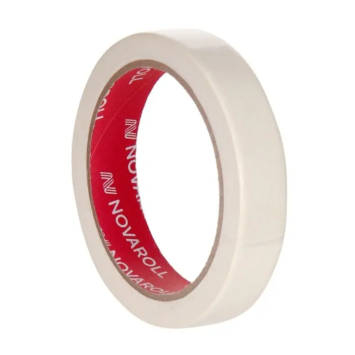 Малярная лента 19мм*25м  Малярная лента 19мм*25м "Нова Ролл", белая