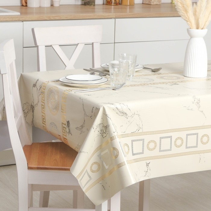 Клеёнка на стол на тканевой основе Dulcitudo, рулон 20 метров, ширина 137 см Клеёнка на стол на тканевой основе Dulcitudo, рулон 20 метров, ширина 137 см