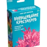 Выращивание кристаллов &laquo;Опыты. Лучистый кристалл&raquo;, цвет малиновый