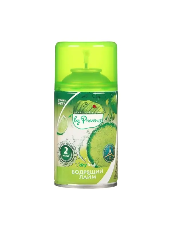Освежитель воздуха Green collection by Provence: &laquo;Бодрящий лайм&raquo;, универсальный сменный баллон