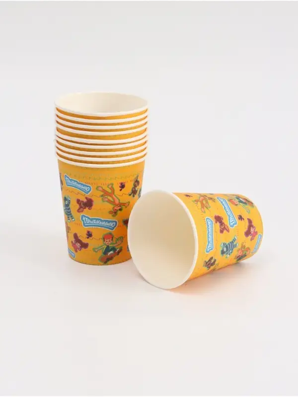 Стакан одноразовый «Простоквашино» 250 мл, набор 10 шт, Союзмультфильм Стакан одноразовый «Простоквашино» 250 мл, набор 10 шт, Союзмультфильм