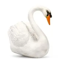 Садовая фигура из полистоуна &laquo;Лебедь&raquo;, 40&times;37&times;25 см