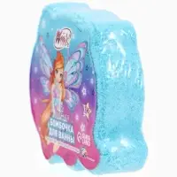 Бомбочка для ванны формовая детская, голубая, 150 г, Винкс