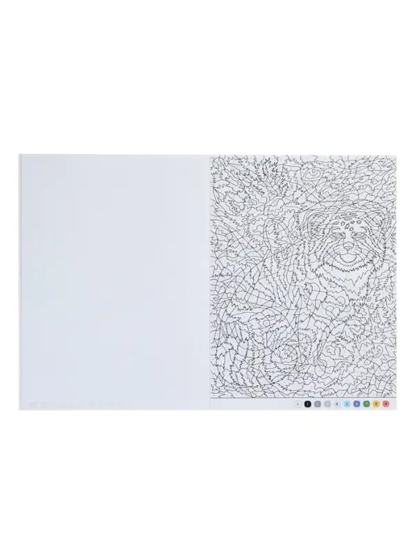 Раскраска "Коты и кошки" Цветовой код. Раскрась по номерам. 32 стр.