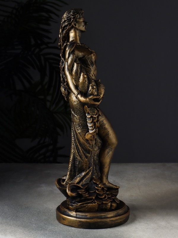 Фигура "Фортуна" 14х14х44 см, бронза