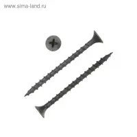 Саморез 3.5&times;51 мм ТУНДРА PREMIUM, потай, крупная резьба, шлиц PH, фосфатированный, 1 кг