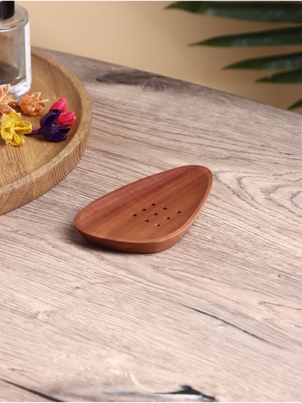 Мыльница, дерево Джати, 13х8х1,5 см, цв. коричневый Мыльница, дерево Джати, 13х8х1,5 см, цв. коричневый
